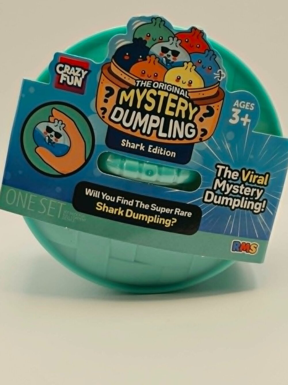 Limited Edition Viral Shark Mystery Dumpling Squishy RMS Bun *NEW* Tiktok
